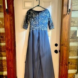 Bridgerton Party Type Dress Blue Wedding Bridal Romantic Regencycore Sz 6-8 NWT